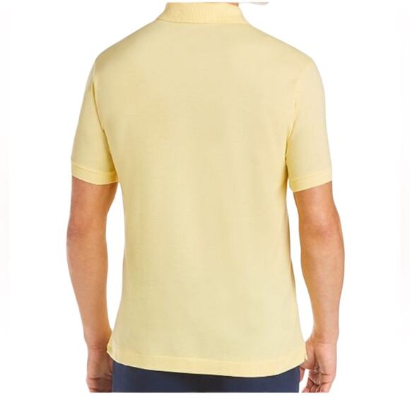 Lacoste Yellow Polo Shirt Top made in France Preppy Style Plus Size Cotton 4XL - Picture 3 of 13